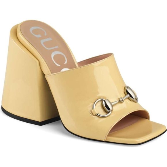 yellow gucci sandals
